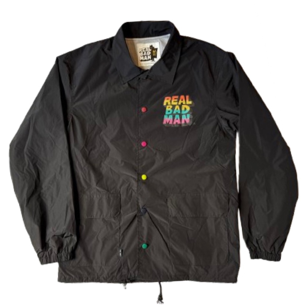 Real Bad Man Flipped Coaches Jacket